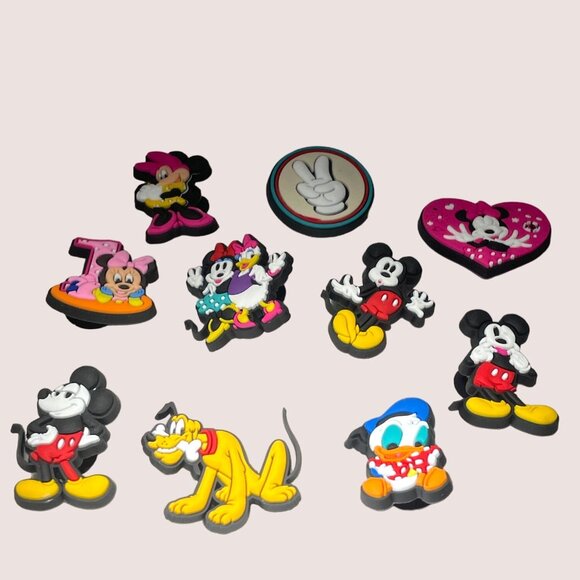Charms for Crocks Mickey Mouse Minnie Mouse - Picture 2 of 2